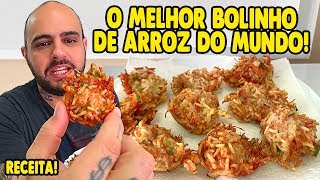 ENSINEI O MELHOR BOLINHO DE ARROZ DO MUNDO IMPERDÃVEL [upl. by Cigam]