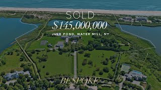 Jule Pond 145000000 Hamptons Oceanfront Luxury Real Estate [upl. by Akirret]