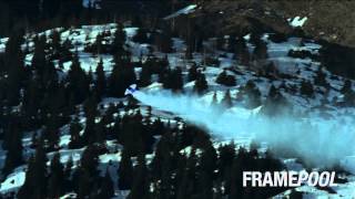 Wingsuit flight at Mount Eiger  Framepool [upl. by Merci]