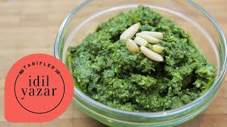 Pesto Sos Nasıl Yapılır   İdil Yazar  Yemek Tarifleri [upl. by Ardnasirk727]