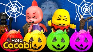 🎃Canciones Infantiles para Niños  Halloween Drácula Momia Zombi  Hola Cocobi [upl. by Goldstein]