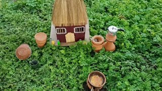 Carrot Halwa in telugu  miniature carrot halwa The miniature food miniature food cooking [upl. by Atteugram]