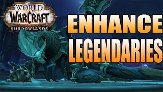 Shadowlands BEST Enhancement Shaman Legendary  Overview [upl. by Euqinommod]