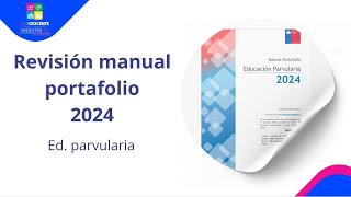 5 Revisión manual educación parvularia 2024 [upl. by Wappes]