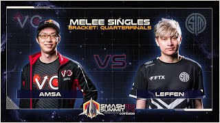 aMSa vs Leffen  Singles Bracket Quarterfinals  Smash Summit 14  Yoshi vs Fox [upl. by Marie-Jeanne]