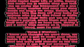 D12 Ft Eminem  Hit me with your best shot Lyrics NEW [upl. by Ecirtael]