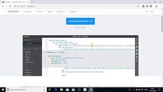 How to Install and SetUp Brackets For Web Designing on Windows 10 [upl. by Ranice188]