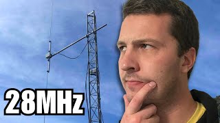 Building a HEAVY DUTY 28 MHz Dipole Antenna [upl. by Hctub912]