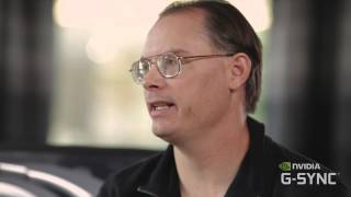 NVIDIA GSYNC First Impressions Tim Sweeney [upl. by Kristofer]