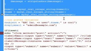 How to Make a PHP Email Form [upl. by Kcaz]