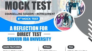 Direct Test Mock Test iba meacademy [upl. by Nongim]