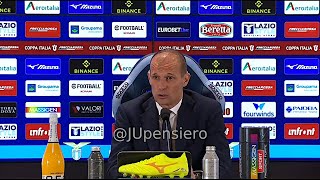 ALLEGRI post LazioJuve 21 conferenza stampa quotHo tanta voglia di tornare a vincerequot Coppa Italia [upl. by Nosredna]