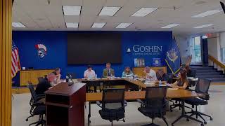 Goshen Central School District Board of Education Meeting 8524 [upl. by Irihs]