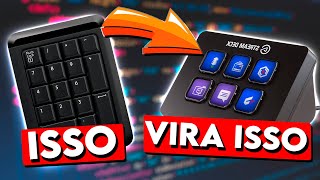 USANDO UM TECLÁDO NUMÉRICO COMO STREAM DECK [upl. by Idnat]