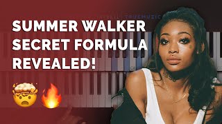 1 SIMPLE Way To Create Summer Walker Chord Progressions [upl. by Serilda]