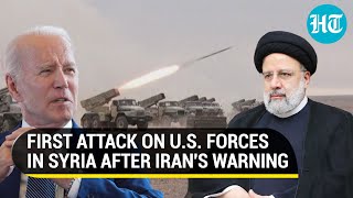 Irans Proxies Attack US Army Base With Missiles First Strike After Tehrans Revenge Warning [upl. by Enohs]