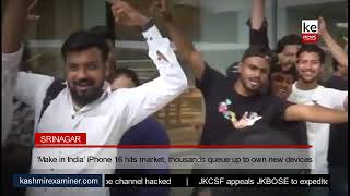 ‘Make in India’ iPhone 16 hits market thousands queue up to own new Apple devices [upl. by Bren]