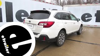 etrailer  How to Set Up Your Curt Trailer Hitch Receiver on a 2019 Subaru Outback Wagon [upl. by Henryson6]