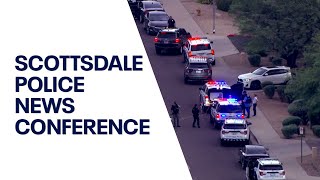 Scottsdale PD holds press conference on injured officer [upl. by Artemahs]