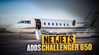 Challenger 650 To Join NetJets European Fleet [upl. by Lantha]