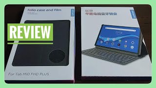 Lenovo Smart Tab M10 Folio amp Keyboard Case Review [upl. by Ellekim]