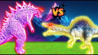 Godzilla 2014 Vs Carnivore Dinosaurs  Animal Revolt Battle Simulator [upl. by Rawdon473]