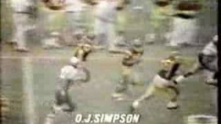 USC vs UCLA 1967  OJ Simpson 64 Yard TD [upl. by Nnayd]