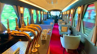 Luxury Train Travel in Japan New SPACIA X Experience with HotelLike Comforts to Tokyo [upl. by Huei]