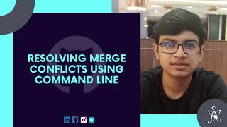 Resolving Merge Conflicts using Command Line [upl. by Nilre81]