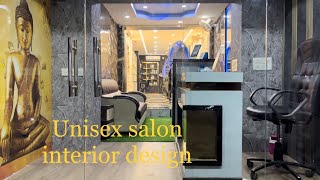 Unisex salon interior design [upl. by Uile]