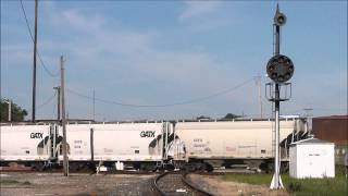 CSX at Vincennes Indiana 72413 With BampO CPL Signal [upl. by Araz882]