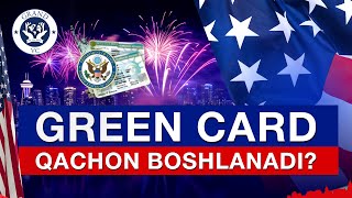 GREEN CARD QACHON BOSHLANADI [upl. by Meador]