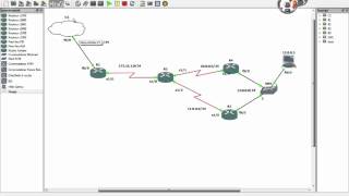 connect Gns3 to internet amp NAT configuration [upl. by Akenit]