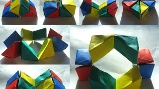 Origami quotWedge Flexicubequot by David Brill Part 2 of 3 [upl. by Ttsepmet]