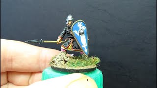 Painted Victrix 28mm Plastic Norman Infantry [upl. by Odeen]