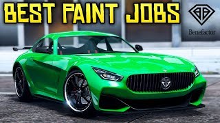 GTA Online  7 AMAZING Paint Jobs for the NEW Benefactor Schlagen GT [upl. by Heck805]