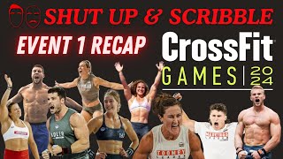 2024 CROSSFIT GAMES IE1 RECAP  SHUT UP AND SCRIBBLE [upl. by Inavihs]