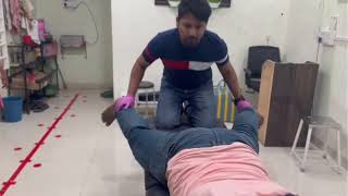 body Adjustment Chiropractic Treatment by drsanjitpakhare chiropratic [upl. by Heger]