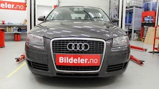 Audi A3 Hvordan bytte hjullager foran  2004 til 2013 8P [upl. by Meave557]