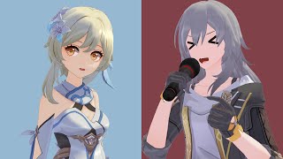 Genshin quotBOSS Themequot VS Honkai Star Rail quotBOSS Themequot [upl. by Yllet]