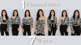 7 Ways to Wear Your Flannel Shirt [upl. by Blackmun]