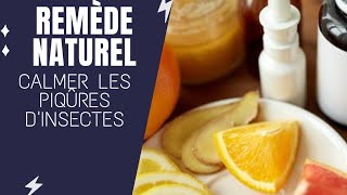 Calmer les piqûres dinsectes Guêpes abeilles moustiques  Remède de Grand Mère  tutoriel [upl. by Ornas87]