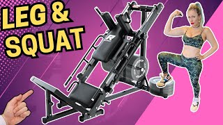 RitFit Leg Press Hack Squat Machine Review Professional Adjustable Leg Press Machine for Home Gym [upl. by Nudd]