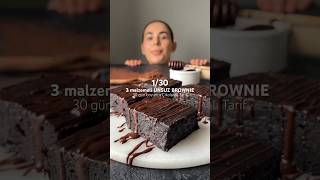 130 3 malzemeli Unsuz Brownie 🫠 30 Gün boyunca çikolatalı tarif paylaşıyorum takipte kalın👩🏻‍🍳 [upl. by Rothmuller]