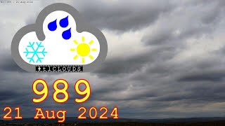 989  Timelapse CLOUDS  HD – 21 Aug 2024 tlCLOUDS [upl. by Howlond695]