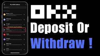 OKX Exchange Deposit and Withdrawal Guide for Beginners  App Tutorial [upl. by Leesa]