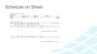 SOFiSTiK RC 2023  Schedule on Sheet [upl. by Eagle334]