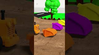 Sonido De Tractor De Colores Rimas Divertidas shorts funny music aniamation cartoon [upl. by Kcirneh825]