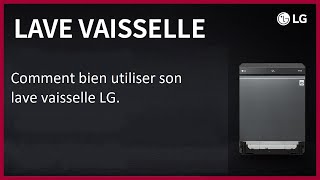 Comment bien utiliser son lave vaisselle LG [upl. by Tepper]