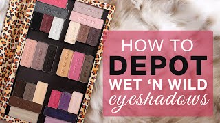 4 Ways to Depot Wet N Wild Eyeshadows [upl. by Hathcock]